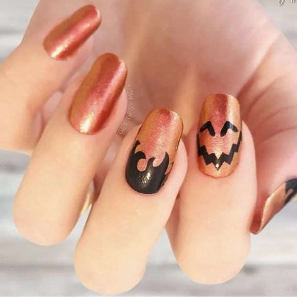 Hey Pumpkin Halloween Nail Strips - Picture 2 of 6